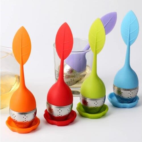 Tea Infuser Silicone Tea Ball Leaf Tea Strainer For Brewing Device Herbal Spice Filter Kitchen Tools Teaware Tea Accessories