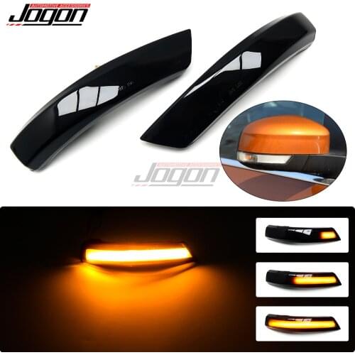 LED Dynamic Turn Signal Light Side Mirror Indicator Sequential Blinker Lamp For Ford Focus 2 MK2 3 MK3 3.5 For Mondeo MK4