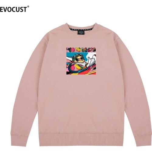 Porco Rosso red pig cartoon Japan Anime Hayao Miyazaki Sweatshirts Hoodies men women unisex Combed Cotton