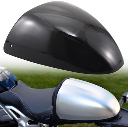 Motorcycle Retro Cafe Racer Rear Seat Cowl Cover Tail Fairing For Custom Modified Application Motorbikes Gloss Black ABS