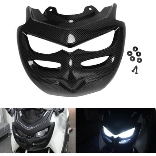 Motorcycle ABS Front Headlight Guard Clear Lens Head Light Lamp Protector Accessories For Yamaha NMAX155 2020 2021