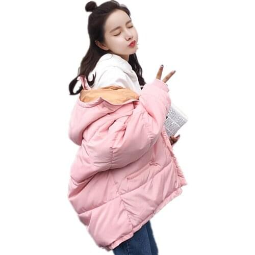 2019 Cotton-padded Woman New Pattern Korean Small Jacket Short Fund Bread Admit Defeat Sister Cotton Suit Winter Loose Coat