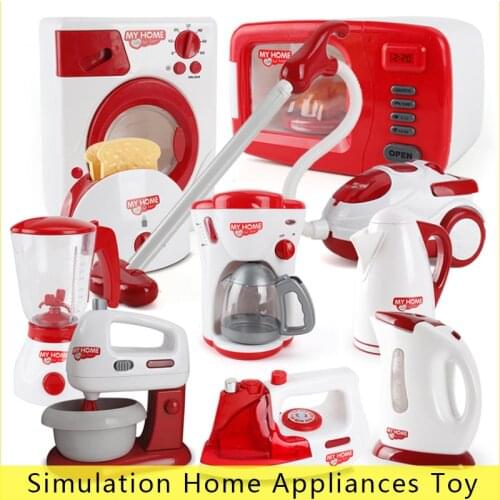 1 Pc Clean Up Toy Pretend Play Toy Vacuum Cleaner Housekeeping Toys Cleaning Washing Machine Play House Toy Baby Girl Gift D21