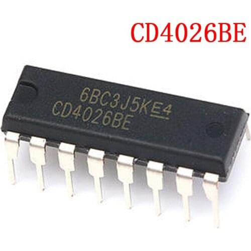 10PCS CD4026BE DIP CD4026 DIP16 HEF4026BP DIP-16 HCF4026BE new and original IC
