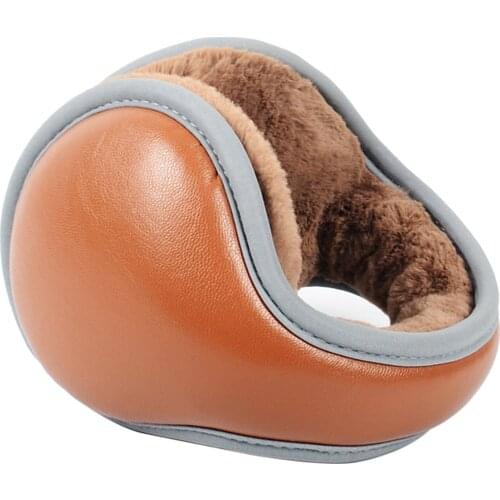 6Color Women And Men Earmuffs Soft And Warm Windproof Leather Plush Warm And Comfortable Earmuffs for Winter Outdoor Activities