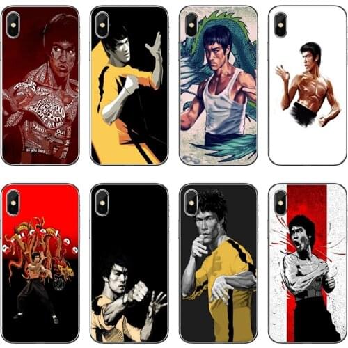 Accessories Phone Case Bruce Lee Chinese kung fu For Xiaomi Mi 11 Note 10 10T 9 9T 8 Pro A2 Lite A3 A1 Poco F1 F2 M3 X3 NFC