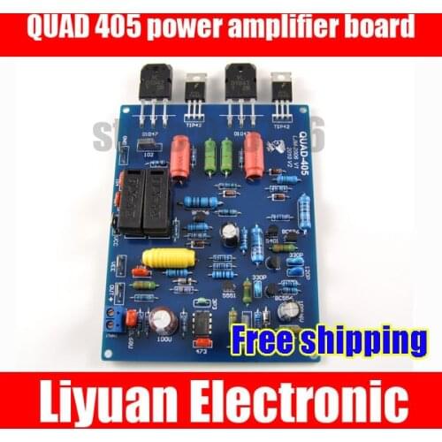 Free shipping Dual-channel (2pcs/lot) QUAD 405 quad405 power amplifier board / amplifier kit