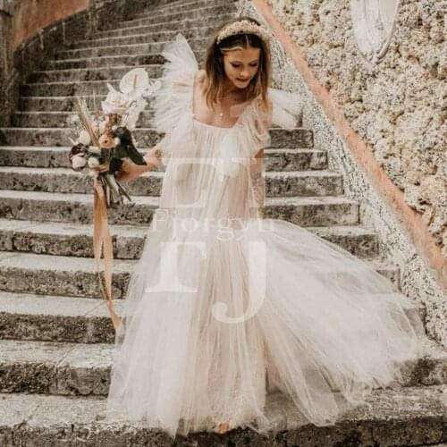 Chic Loose Tulle Dresses платье 2021 Custom Made Floor Length Party Dress Summer Dress Vestidos Robe Femme