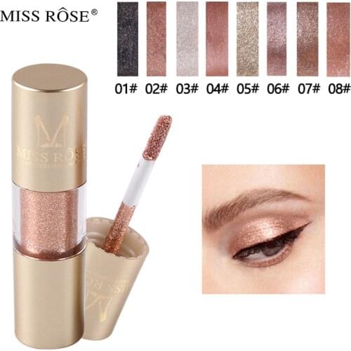 Cylindrical Monochrome Pearl Bright Portable Jin Cong Eye Shadow Liquid Red Waterproof Eyeshadow 8 Colors Optional Makeup