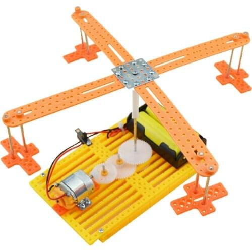 Exploring dream technology small production carousel, parent-child interaction, childrens educational toy model, hand-assembled