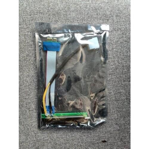 Freeshipping High Quality Pcie x1 to x16 Riser cable Pci-e Riser 16x with 19cm Cable