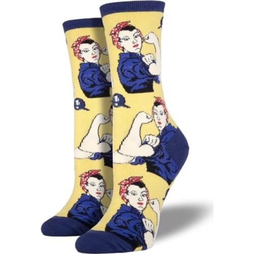 We Can Do It Creative High Quality Harajuku Fashion Men Woman street Hip Hop Cotton Unisex happy socks Funny sock Gıft Christmas