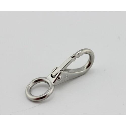 5pcs per lot Fixed eye boat snap fast eye snap hook stainless steel marine hardware boat hardware rigginghardware