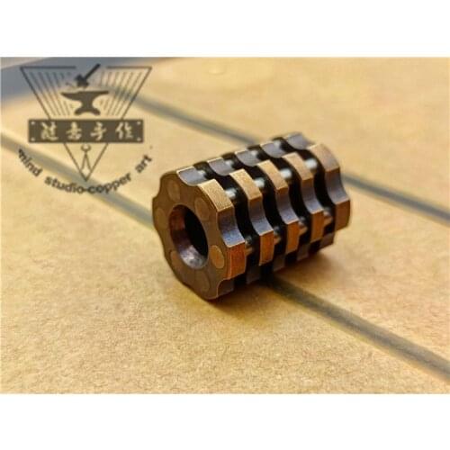 Brass Paracord Bead EDC Tools Accessories Keychain Necklace Pendant for Knife Lanyard