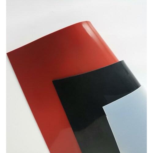 Red BlackTranslucent Silicone Rubber Pad Sheet Plate Mat High Temperature Resistance Insulation Sealing Damping Cushion500x500mm