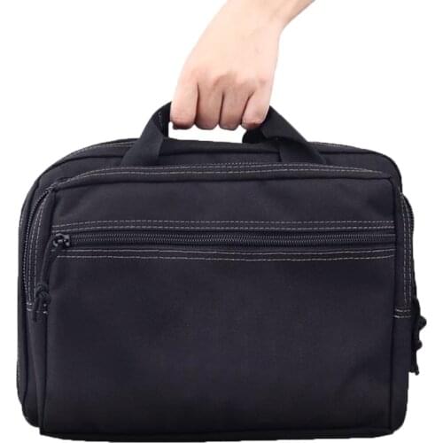 New Glock Pistol Range Bag Pistol Portable Storage Tactical Dual Gun Bag Tool Handgun Gun Holster for Colt 1911 Cz-75 Taurus G2c