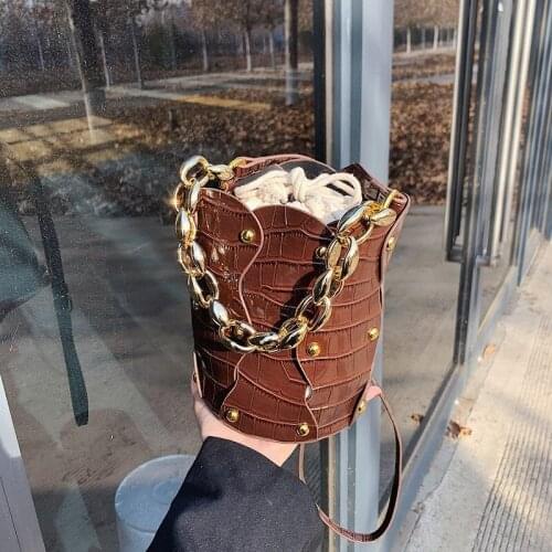 Autumn and Winter One-Shoulder Ins Advanced Messenger Bag/Bucket Womens Bag/2021 Fashion New Bag