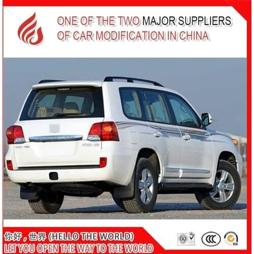 Silver or black color Aluminium alloy screw install side rail bar roof rack for Land Cruiser LC200 2011 12 13 14 15 16 17 18