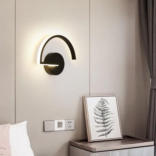 Nordic LED Modern Wall Lights Home Decoration Bedroom Living Room Wall Lamps Minimalist Wall Sconce Hotel Hallway Light Fixtures