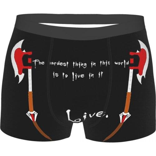 Live Straight White Buffy the Vampire Slayer Summers Faith TV Series Underpants Cotton Panties Mens Underwear