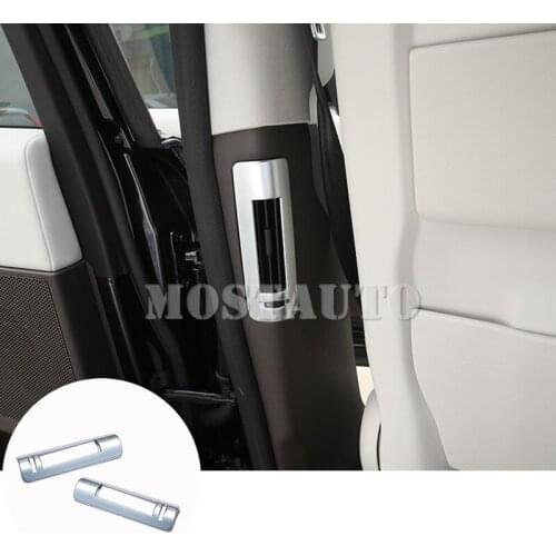 For Land Rover Discovery 5 L462 Inner Rear Pillar Air Vent Trim Cover 2017-2018 2pcs Car Accessories Interior Car Decor Car Trim