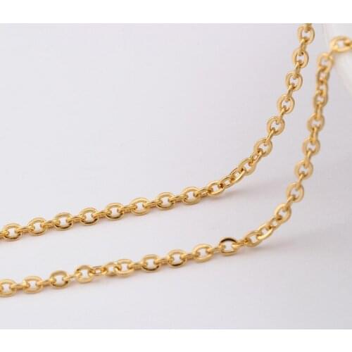 Золотые цепочки VQYSKO China At AliExpress