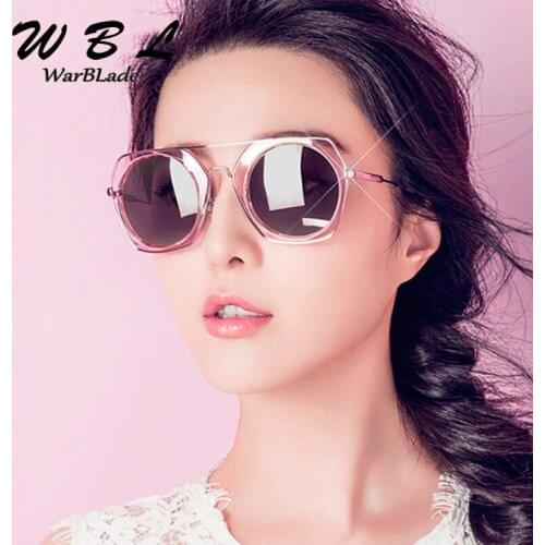 WarBLade 2019 Women Retro Sunglasses Metal Square Sun Glasses Small Frame Ladies Vintage Eyewear Womens Cat Eye Glasses UV400