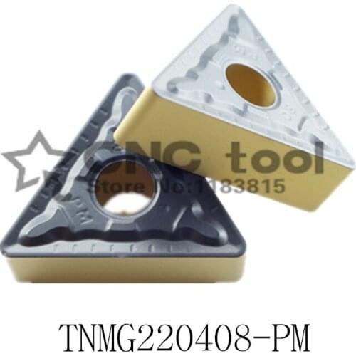 10pcs TNMG220408-PM TC20 Cutting Lathe CNC Tools Lathe cutter External Turning Tool Carbide Insert Turning Tools