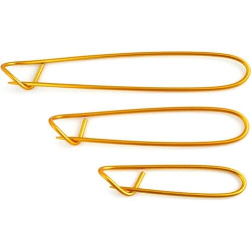Knitting Aluminium Stitch Holders Brooch Pin (S/M/L) Knitting Crochet Locking Stitch Markers Sewing Tools 9cm 11cm 15cm, 3 PCS