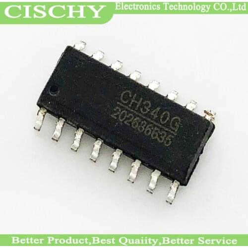 5PCS CH340G SOP16 340G SOP-16 CH340 SOP SMD
