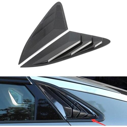 ABS Car-styling For KIA K5 2020 Car Rear Triangle Window Decoration Cover Trim Auto Moldings 2pcs/set