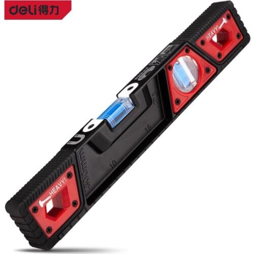 Deli Digital Protractor Angle Finder Inclinometer Electronic Measurement Level Angle Slope Test Ruler Length 300mm Three Styles