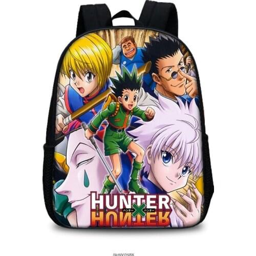 Hunter×Hunter Backpack 12 Inch Kindergarten School Bags Bookbags Children Baby Toddler bag Kids Backpack Gift