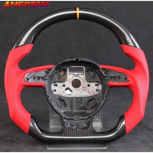 Carbon Steering Wheel Fit For Audi Rs3 Rs4 Rs5 Rs6 Rs7 S3 S4 S5 2012-2016 Models