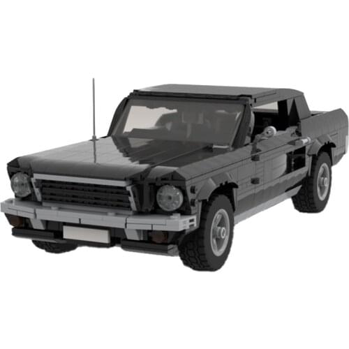 MOC Building Blocks Kids Building Muscle coupe Bricks City Car Creator Ideas Parts Toys Children Birthday Gifts 1699PCS