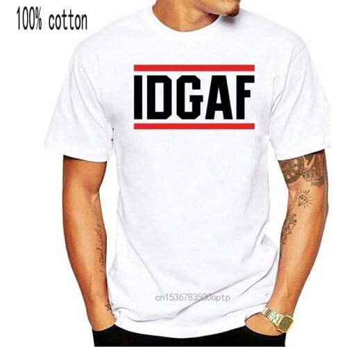 IDGAF Mens Grey T-shirt