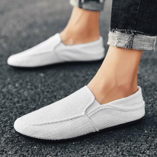 Topvivi man loafer shoe 2021 New Loafers Men breathabl Casual Shoes Slip On Sneakers Male Summer fashion Driving Shoes For Men