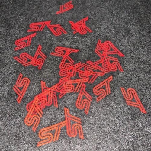 2pcs Car Styling Decals Auto Steering Wheel Dashboard Central Control B-pillar Interior Decorate Accesorry Sticker for ST Racing