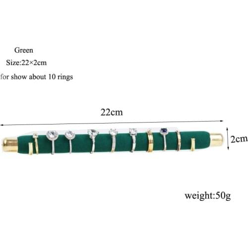 Fashion Ring Stand Jewelry Organizer Simple Watches Bracelets Shelf Jewelry Storage Display Stand Detachable Microfiber