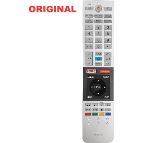New Original CT-8535 For TOSHIBA Android HD Voice TV Remote Control Netflix 50U7880 58U7880