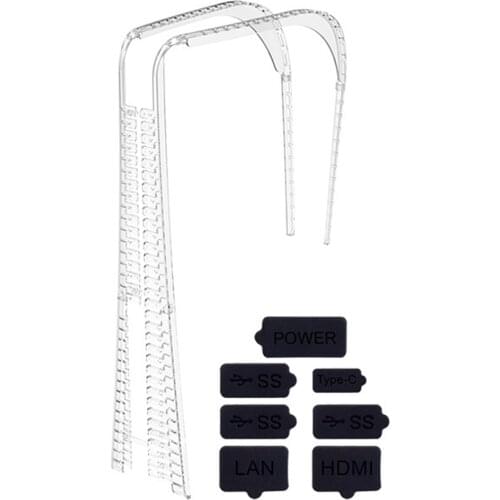 Silicone Dust Plug Set Anti Dust Cover Stopper Dustproof Case Kits for PS5 Gaming Console Protective Covers