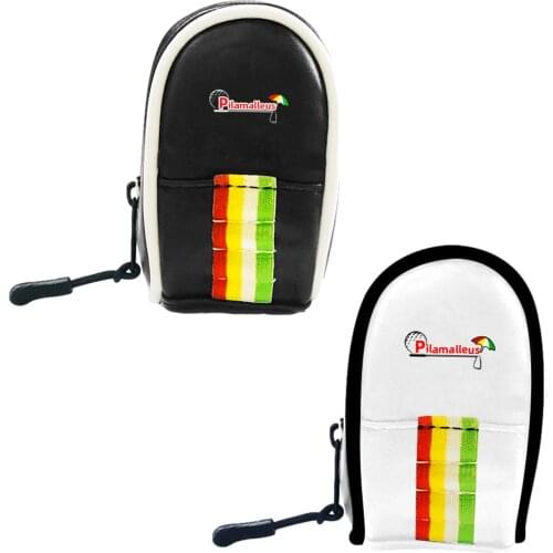 Golf Storage Bag Large Capacity Buckle Backpack For Golf Storage High-quality Leather For 3 Golf Balls Hand-stitched Natural