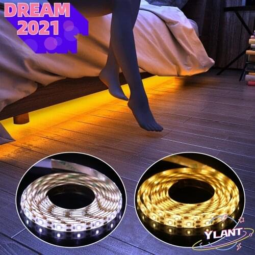 Ylant Motion Sensor Light Led Night Light Strip Light Detector Wall Lamp Staircase Closet Cabinet Aisle Lighting Bedroom Decor