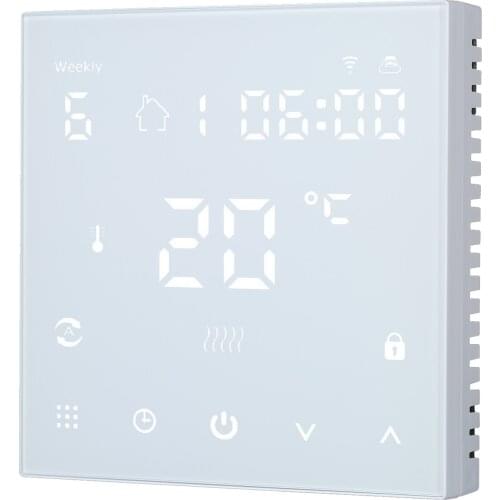 Wi-Fi Digital Thermostat Temperature Controller APP Control LCD Touch-Control Panel Programmable Timer 16A for Electric Heating