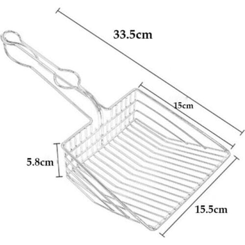 High Quality Portable 1pc Metal Kitten Sand Cleaner Cat Litter Scoop Cleaning Tools Pet Sand Shovel