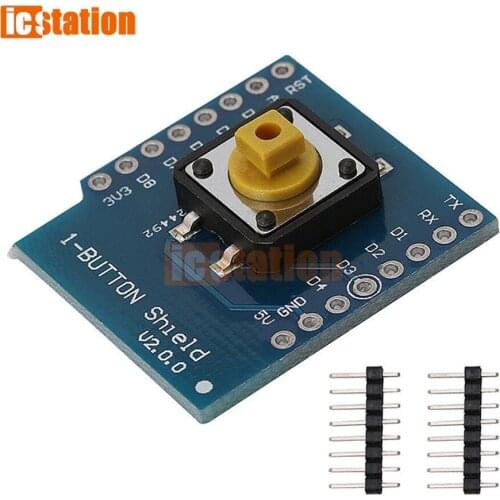 1-Button Shield Module for WeMos D1 mini button