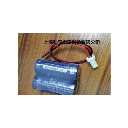 2PCS CR17450 2CR17450 3V 2600mah lithium battery PLC industrial control Li-ion battery with plug