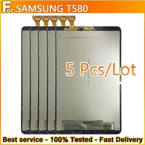 5Pcs Original LCD For Samsung Galaxy Tab A 10.1 SM-T580 SM-T585 LCD display touch screen T580 LCD Replacement