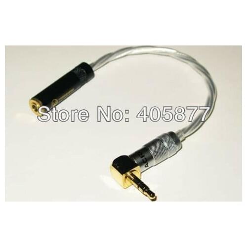 3.5mm Stereo Jack Audio Cable Silver for Headphone Amp Phone Head-Fi cable