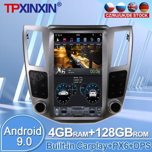 4+128GB Android 9.0 For Lexus RX 2004 - 2007 ISP Touch Screen Car Multimedia Radio Player GPS Navigation System With DSP Carplay